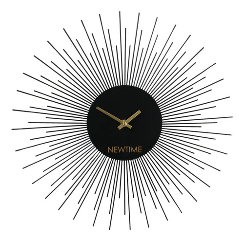 Modernist Home New Time Burst - Reloj De Pared Con Movimient