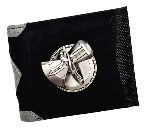 Billetera Thor Logo Metálico Sobre Relieve Premium