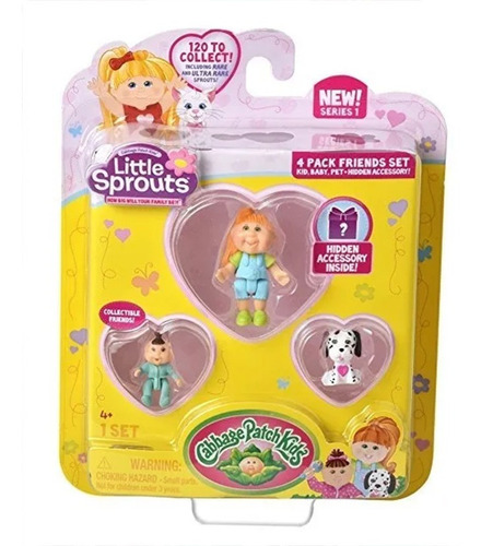 Cabbage Patch Kids Little 4 Pack Kid Baby Pet Y Accesorio