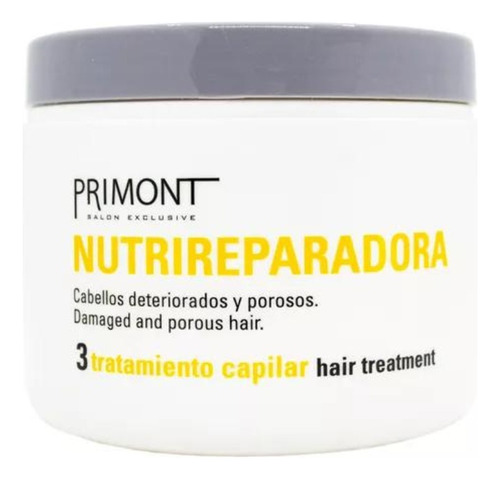 Mascara Nutri-reparadora Pelo Poroso X 500 Grs Primont