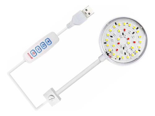 Luz Led (w-b) Led De 7/5 W Para Peceras De Tamaño Pequeño Co