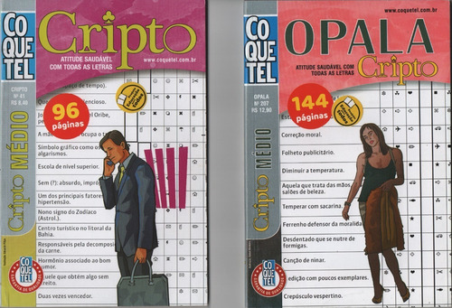 10 Palavras Cruzadas Cripto Nível Médio Coquetel Não Repeti