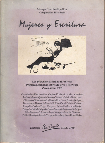 Mujeres Y Escritura Ponencias Jornadas Puro Cuento 1989