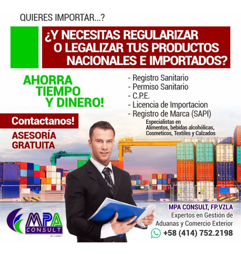 Imagen 2 de 2 de Asesoria Tramites Sencamer Cpe Registro Permiso Sanitario Im
