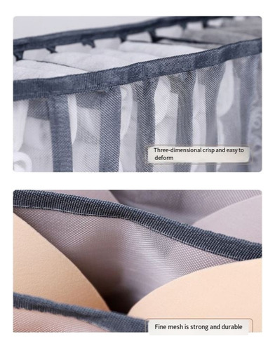 Caja De Almacenamiento De Ropa Interior Plegable Para Sujeta