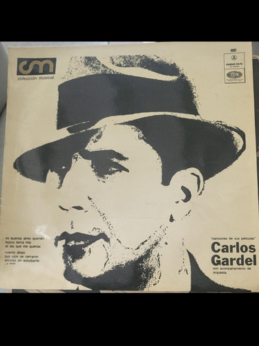 Discos De Vinilo Carlos Gardel Y Kalender Vals Del Recuerdo 