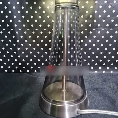 Lámpara De Mesa Con Base De Vidrio