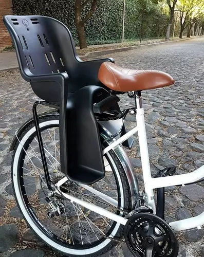 Silla Porta Bebe Trasera Para Bicicleta Con Cojín Y Cinturon