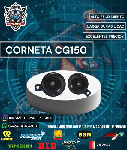 Cornetas Cg 150