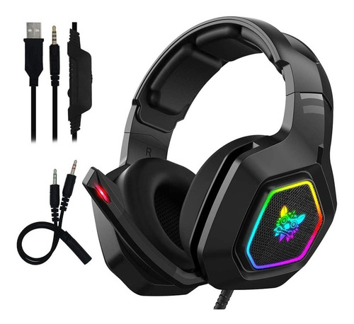 Diadema Headset Gamer Pc Ps4 Xbox Luz Led Onikuma K10
