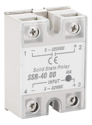 Ssr-40 Dd Rele Estado Solido Monofasico Semi-conductor 3-32v