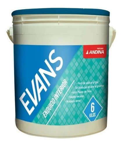 Enduido Interior Andina Evans 6kg