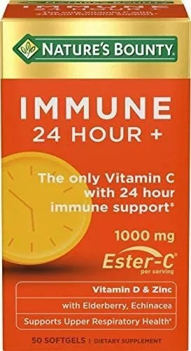 Nature's Bounty - Immune 24 Hour+ester-c 1000mg Vitam/50 Cap Sabor Sem Sabor
