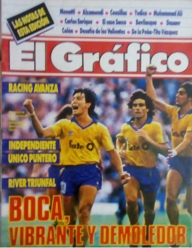 El Grafico N°3516.boca 4 Central 1.ferro 2 River 3. Ali 