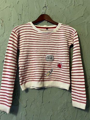 Sweater A Rayas Niña Talla 4