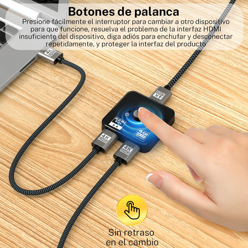 Switch Hdmi Splitter Hdmi Switch Splitter Hdmi 4k 3d 2 En 1