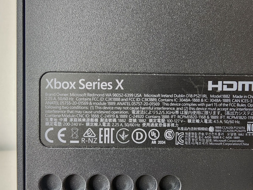 Imagen 8 de 8 de Microsoft Xbox Series X 1tb + 1 Control, Caja Y Cables