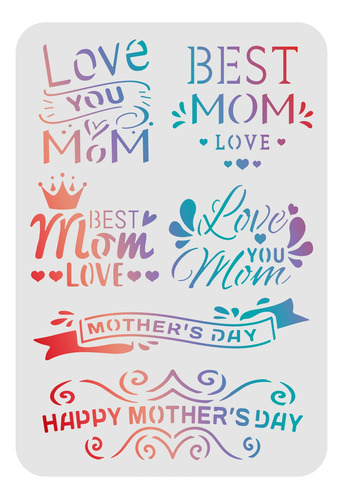 Fingerinspire Plantilla Para Dia Madre Happy Mother Day 11.6