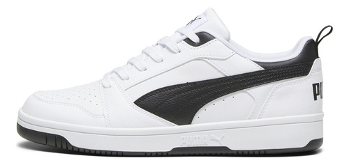 Tenis Rebound V6 Puma Unisex Blanco Y Negro