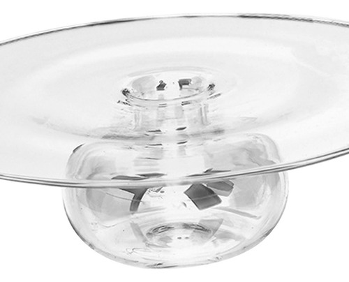 Plato De Cena De Vidrio Pasta Hielo Seco Plato Para 18 Cm