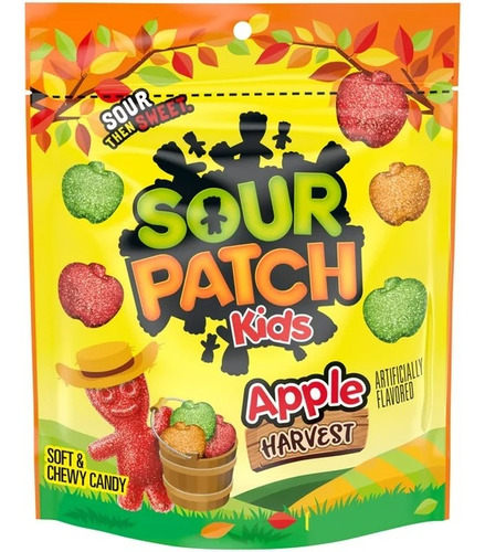 Dulces Sour Patch Kids Apple Harvest Edición Halloween 283g