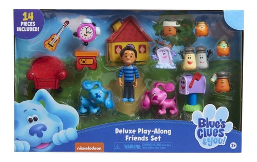 Las Pistas De Blue Clues Set Figuras Articuladas 49655 