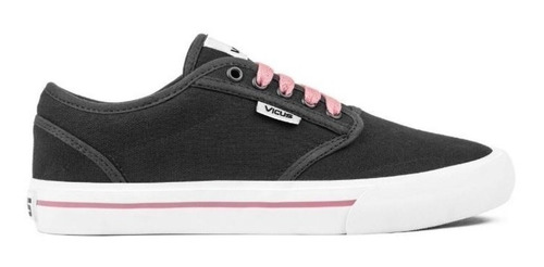 Zapatillas Folk Canvas Vicus   (negro/rosa)