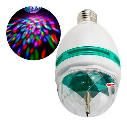 Lampara Luz Multicolor Led Efecto Luminoso Bombilla - Cc