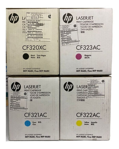 Pack Kit Toner Hp Cf320xc, Cf321ac, 322ac, 323ac Facturado