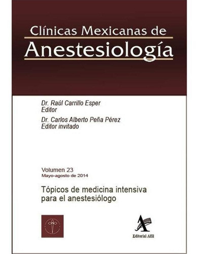 Tópicos De Medicina Intensiva Para El Anestesiólogo