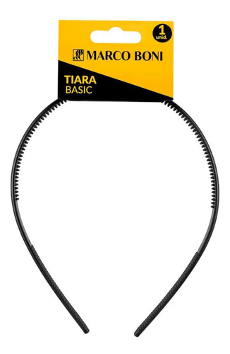 Tiara De Cabelo Arquinho Fino De Plástico Basic Marco Boni