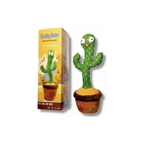  Cactus Bailarin Imita Voz, Musical, Bailarin Juguete