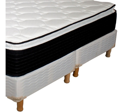 Sommier Colchon Queen Inducol Pocket Extra Comfort 160 X 200