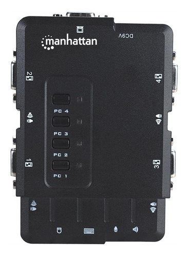 Switch Kvm Intellinet 151269 4 Puertos Con Cables Compacto