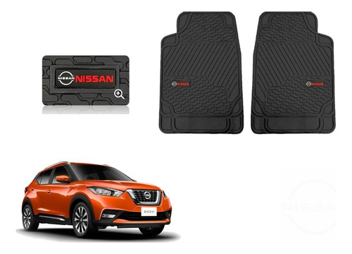 Par Tapetes Delanteros Logo Nissan Kicks 2016 A 2018 2019 20