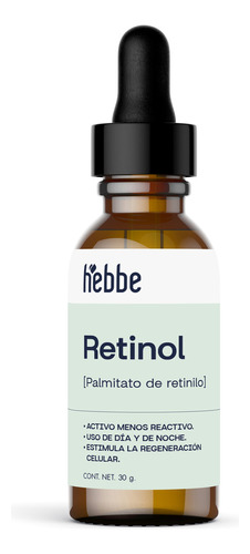 Retinol Vitamina A anti-edad Palmitato De Retinilo Oleoso Puro Todo tipo de piel 30Ml