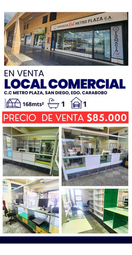 Grey Zuloaga Y Javier Philip Inzitu Realtors Venden Local Comercial En C.c. Metro Plaza San Diego Carabobo Venezuela