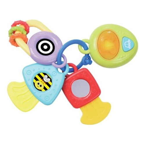 Llavero Sonajero Con Luces Y Sonidos Ok Baby Okbb0173