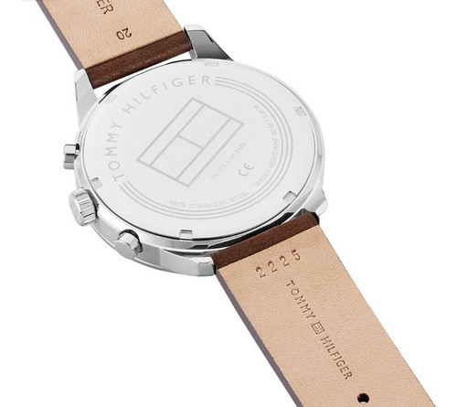 Reloj Tommy Hilfiger Caballero Color Marrón 1791487 - S007 Color del fondo Azul