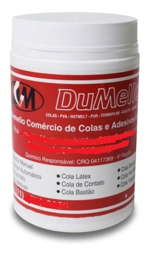 Cola Piso Vinílico E Emborrachado Dumello - Pote De 1 Kg