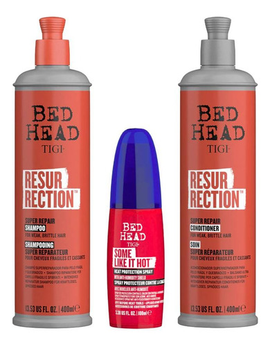 Kit Tigi | Resurrection | Shampoo, Acond Y Some Like It Hot