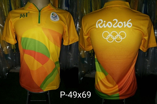 Camisa + Calça Brasil Olimpíadas Rio 2016 Amarela Linda!