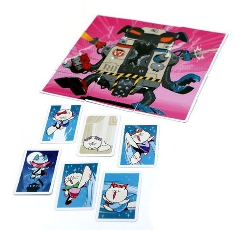 Imagen 3 de 5 de Juego De Mesa Super Cats Bureau Muy Lejano