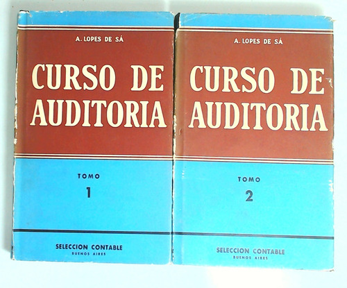 Curso De Auditoria (2 Tomos) - Lopes De Sa, A