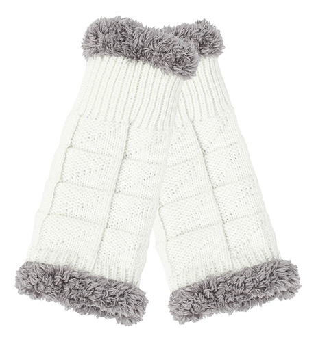 1 Par De Guantes De Medio Dedo Con Mangas Cortas Para Otoño