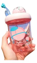 Comprar Vaso Tomatodo Con Sorbete Capacidad De 390ml Modelo Durazno