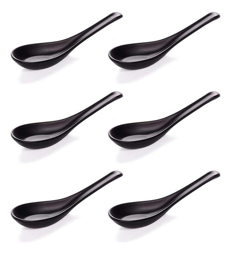 Happy Sales Hssp-mblkp6, Soba De Melamina, Cucharas De Ar...