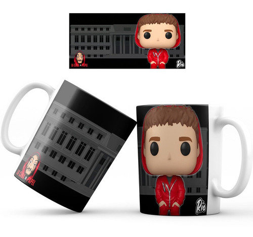 Mug Taza Casa De Papel Funko Pop Regalo 002