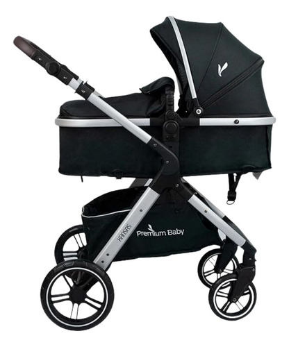 Carrinho Ts Kansas Com Base Silver/preto Premium Baby