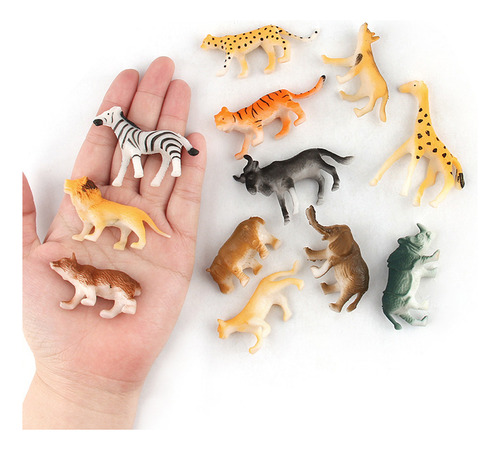 Figura J Kids De Plástico Con Varios Animales De Juguete En